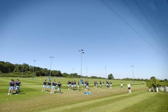 "LEAGUE ONE LEVEL": Leeds United's Thorp Arch training ground had lagged behind in nearly two decades of on-field decline (Image: James Hardisty)