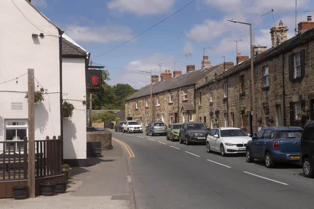 Village Feature Silkstone, Barnsley. Traditional rows or terraced homes that would have housed miners and families. Picture taken by Yorkshire Post Photographer Simon Hulme.