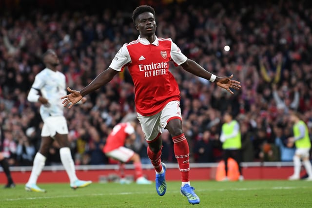 The forward scored twice in Arsenal's win over Liverpool, twice restoring the Gunners' lead after both of the away side's equalisers. He now has three goals and four assists this season as his side sit top of the table.