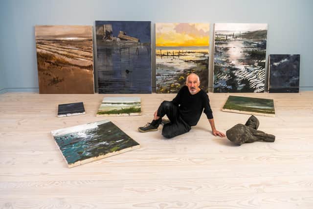 Hull artist Peter Huby, who has been living in Greece for over 20 years has returned back to his home town for a major retrospective exhibition of his work on show at The University of Hull, Art Gallery, Brynmor Jones Library, Hull.