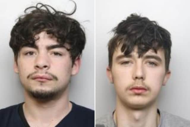 Samuel Hanrahan (left) and Jerry Hanrahan (right) have been jailed for manslaughter and robbery