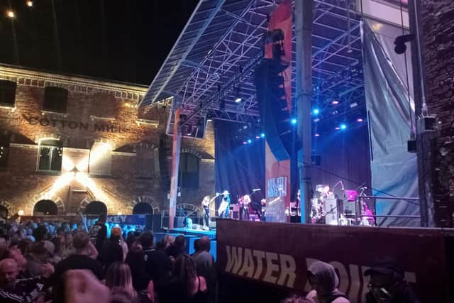 The Fratellis performing at Tileyard North, Wakefield. Picture: Ross Heppenstall
