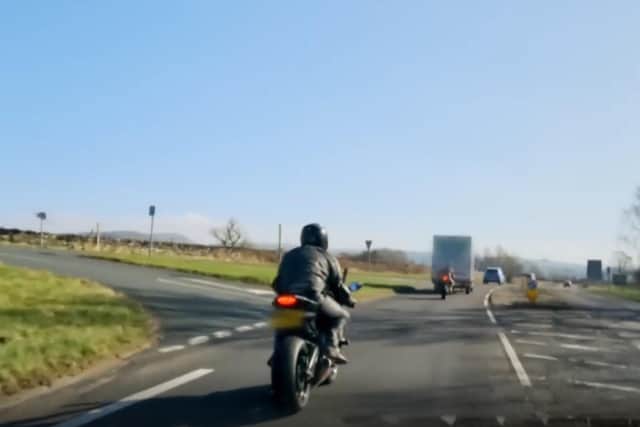 The scenes, which air on Traffic Cops on Channel 5, see officers deal with bikers speeding around country lanes. Photo: Traffic Cops, Channel  5