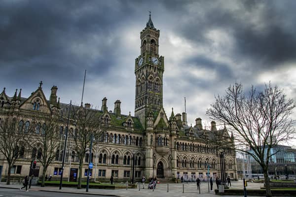 Bradford City Hall is the home of Bradford Council. PIC: Tony Johnson