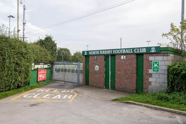 Feature on North Ferriby photographed by Tony Johnson for The Yorkshire Post.  
North Ferriby Football Club.