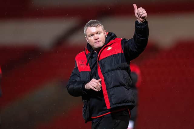 MORE BOOST: The return of Doncaster Rovers manager Grant McCann lifted the whole club, including his former player Tom Anderson
