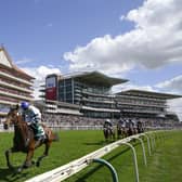 Record purse: Tom Marquand riding Quickthorn lead all the way to win The Weatherbys Hamilton Lonsdale Cup Stakes at York last season. Prizem,oney this season will be a record £10.75m.