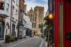 Ripon's cathedral, its schools and its independent shops and cafes are a big draw for buyers