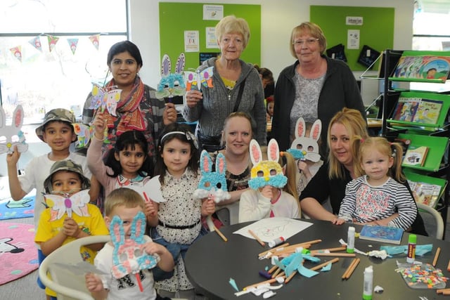 These youngsters were getting creative in a craft session at the Prince Edward Road Library. Recognise them?