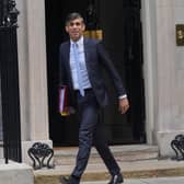 Prime Minister Rishi Sunak departs 10 Downing Street, London, to attend Prime Minister's Questions at the Houses of Parliament. PIC: Yui Mok/PA Wire