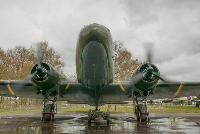 The Douglas DC3 Dakota (pictured) was an American-built transport aircraft, used during WW2 and for years after. (Pic credit: Yorkshire Air Museum)