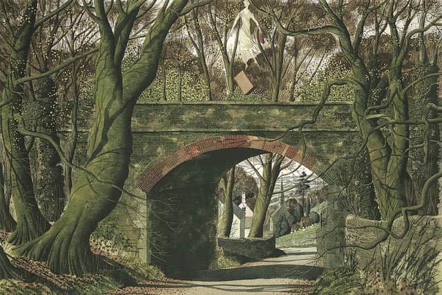 Simon Palmer, Ascending from the Bridge, 1994. Image © the artist, printed by Paul Berriff courtesy YSP