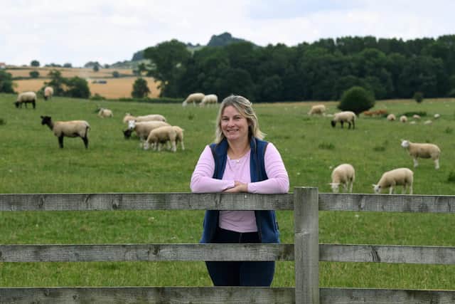 Susie Pattison, who is secretary of Osmotherley Show. Pictured on her farm at Kirby Sigston.