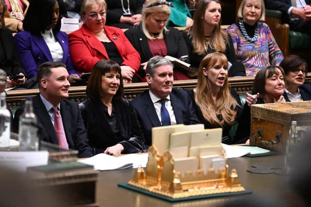 Sir Keir Starmer and the Labour frontbench during Prime Minister's Questions in the House of Commons, London. PIC: UK Parliament/Jessica Taylor/PA Wire