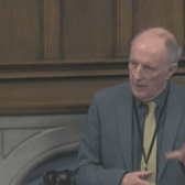 Coun Ian Horner, a Sheffield councillor and member of the transport, regeneration and climate policy committee. Image: Sheffield Council webcast
