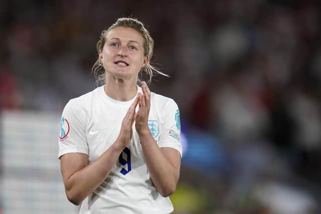England’s all-time record women’s goalscorer Ellen White has announced her retirement from football with immediate effect. Picture: Andrew Matthews/PA Wire.