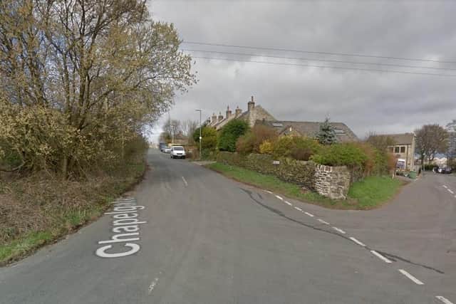 The properties will be brought to the site of an old stone quarry at Chippings that sits off Chapelgate at the edge of Scholes village.  Photo: Google
