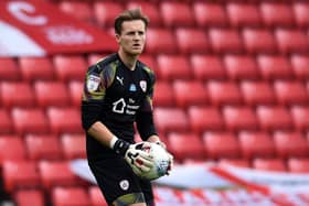 Barnsley's Jack Walton made a fine save in the second half but couldn't help the Reds losing at Port Vale (Picture: Jonathan Gawthorpe)