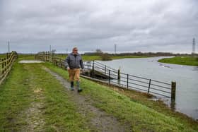 John Duggleby from Beswick Hall near Driffield pictured by the River Hull in the East Riding