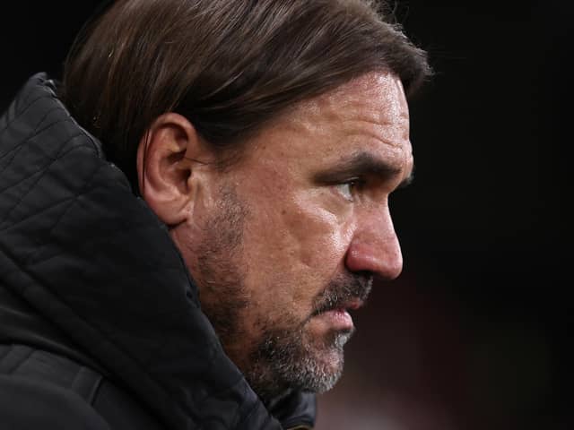 Leeds United boss Daniel Farke saw his side pick up a point on the road at Watford. Image: Alex Pantling/Getty Images