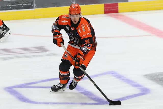 INFLUENTIAL: Sheffield Steelers' centre, Adam Rockwood. Picture: Hayley Roberts/Steelers Media.