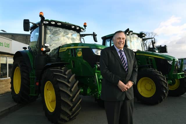 Geoff Brown, who started Ripon Farm Services over 40 years ago, received the MBE for services to agriculture