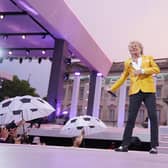 Sir Rod Stewart singing during the BBC's Platinum Party at the Palace staged in front of Buckingham Palace in June 2022. Picture: Gareth Fuller/PA.