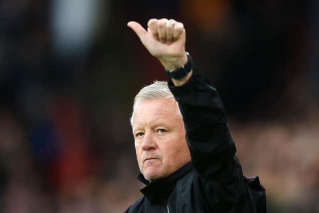 Chris Wilder, Manager of Sheffield United, acknowledges the fans prior to the Sky Bet Championship match between Sheffield United and Charlton Athletic at Bramall Lane on September 20, 2025 in Sheffield, England. (Photo by Jess Hornby/Getty Images)