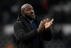 Sheffield Wednesday manager Darren Moore will look to continue their good run of form at home to Port Vale tonight (Picture: Gareth Copley/Getty Images)