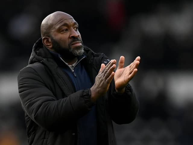Sheffield Wednesday manager Darren Moore will look to continue their good run of form at home to Port Vale tonight (Picture: Gareth Copley/Getty Images)
