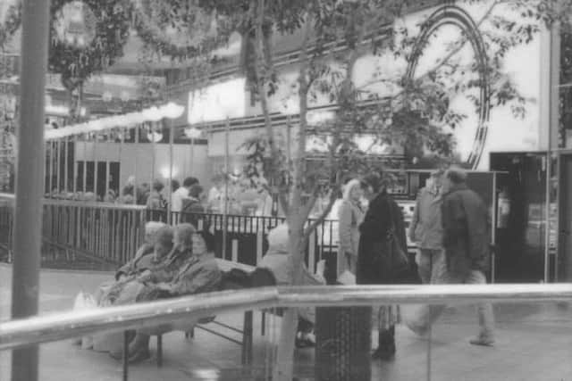 The Ridings Shopping Centre in 1983 when people used to queue up to enter