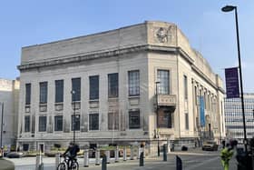 The Graves Building in Surrey Street, which houses Sheffield Central Library,  the Graves Art Gallery and Library Theatre. Picture: LDRS