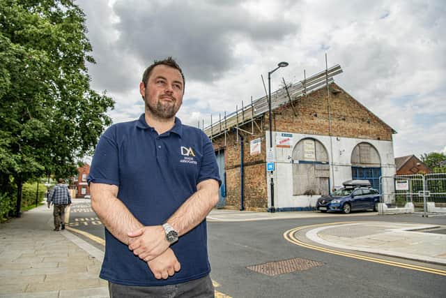 Building surveyor Geremy Britton applied to have Bridlington Station's surviving goods shed listed when he realised it could be lost