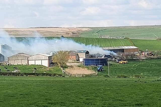 One of biggest Yorkshire blazes in 2022 caused by out of control bonfire