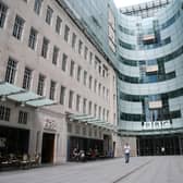 A view of BBC Broadcasting House in central London. Photo credit: Lucy North/PA Wire