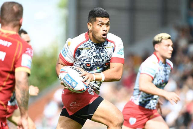 Hull KR loose forward Elliot Minchella has put forward a strong case but it is impossible to look past Asiata's impact on Leigh's season.
Nobody has carried the ball more than Asiata whose skillset has tied defences in knots, while the Leopards talisman also ranks 14th for tackles in a fine all-round effort.
