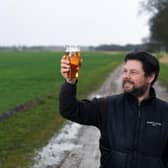 Andy Herrington at Ainsty Ales, based in farm Buildings at Acaster Malbis, near York. (Pic credit: Jonathan Gawthorpe)
