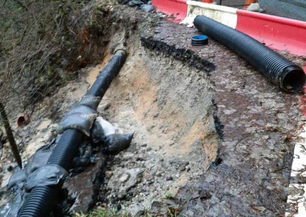 Work is set to begin on October 17 to reconstruct part of the B6265 at Red Brae Bank after it was damaged by storms