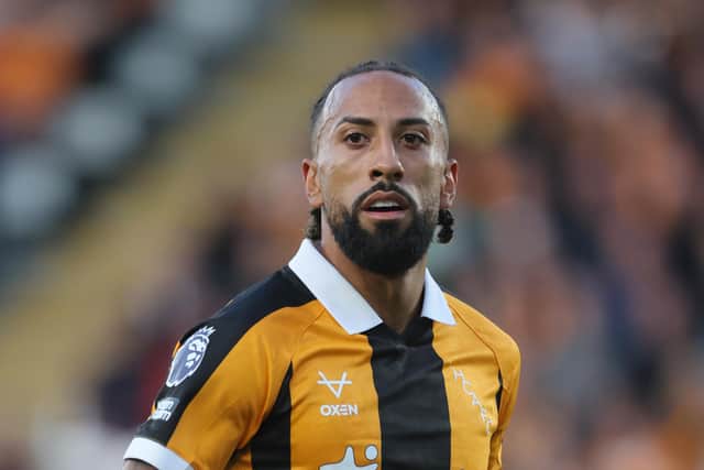 Thomas pictured on his debut for the Tigers.