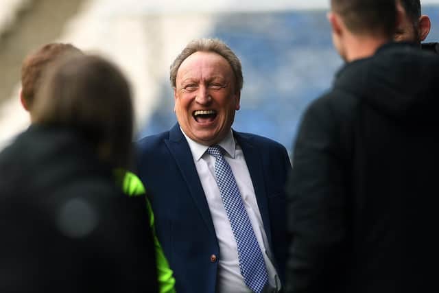 ON FAMILIAR GROUND: Huddersfield Town boss Neil Warnock, pictured on his return to the John Smith's Stadium last season, returns to another former 'home' this weekend in the shape of Holme Park. Picture: Jonathan Gawthorpe