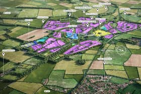 A plan for the huge new Maltkiln scheme in North Yorkshire