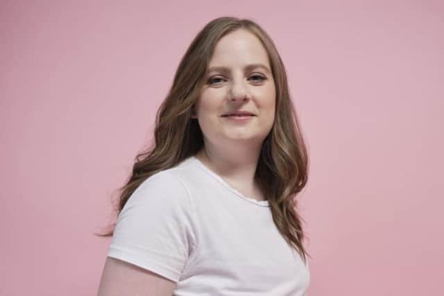 Cassie D'Apice features in a campaign to encourage people to check for breast cancer. Photo: Tickled Pink/Breast Cancer Now