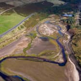 Water levels appear to be low at Woodhead Reservoir in the Peak District, September 28, 2026.