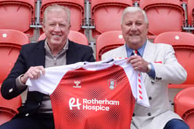 Head of football Steve McClaren, pictured with Rotherham United chairman Tony Stewart. Picture courtesy of RUFC.