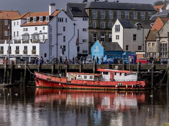 The Chieftain abandoned in Whitby harbour