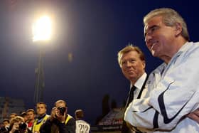 File photo dated 11-10-2006 of England manager Steve McClaren and assistant coach Terry Venables. Former England, Barcelona and Tottenham manager Terry Venables has died at the age of 80. Owen Humphreys/PA Wire.