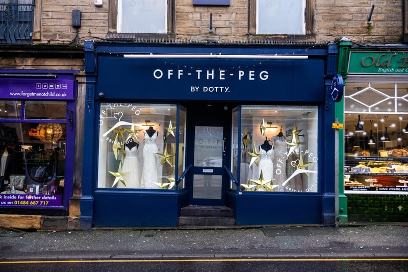 Off-The-Peg bridal shop by Dotty, is a an outlet store  which sells designer sample dresses at affordable prices.
