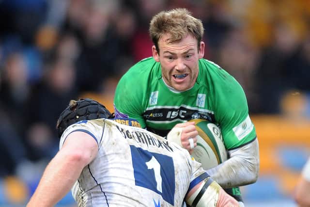 Rob Vickerman playing for Leeds Carnegie in 2014 (Picture: Jonathan Gawthorpe)