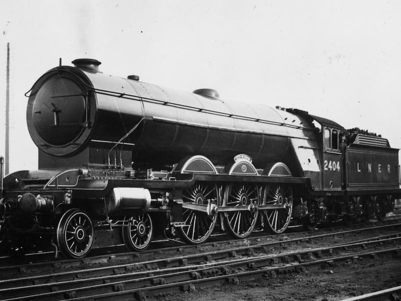 London and North-Eastern Railway locomotive at the City Of Ripon circa 1930.