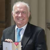 Chef Rick Stein with his CBE Commander of the Order of the British Empire in 2018. Picture: Steve Parsons/PA Wire